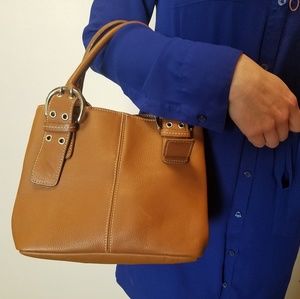 Tignanello Women's Brown Handbag Leather Purse